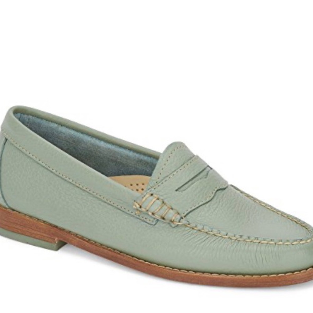 GH BASS Leather Weejuns Whitney Aquarius Loafers Size 6.5 - Picture 12 of 13